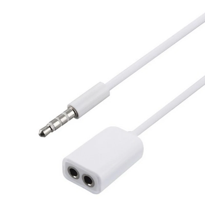 

2021 Splitter Cable 3.5 Mm 1 Male To 2 Dual Female Audio Cable For Earphone Headset Headphone MP3 MP4 Stereo Plug Adapter Jack