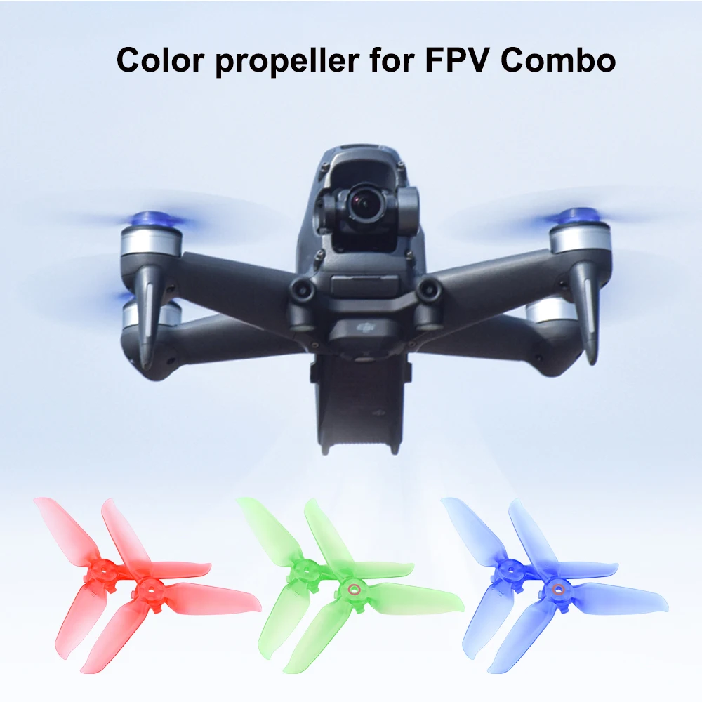 

Color Propeller for DJI FPV Combo Quick Release Props Paddle Blade Replacement Wing Fan Spare Part for DJI FPV Drone Accessory