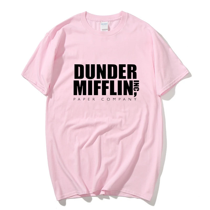 

DUNDER MIFFLIN PAPER INC office tv show Mens Cotton T-Shirt Boy Girl Summer Cotton T shirt Unisex Clothes