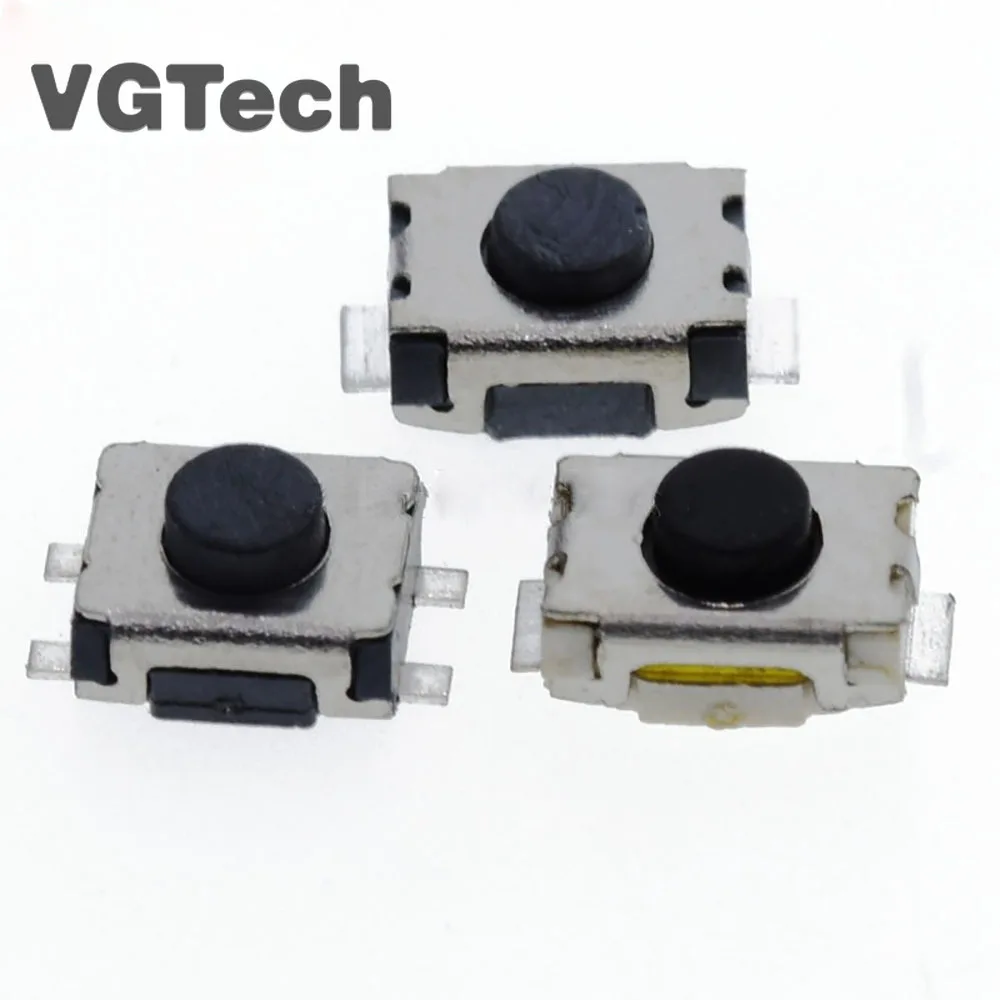 

100PCS/LOT 3*4*2 Micro button tact switch 4 pin SMD Little Turtle 3x4x2MM 3*4*2MM SMD-4 Double spring