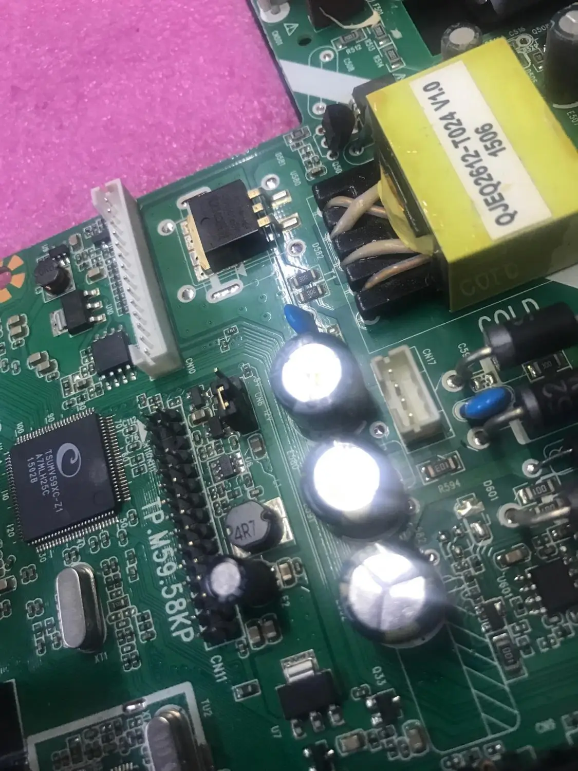 

TP.M59.58KP QT558KP V5.1 LCD TV motherboard miscellaneous brand TV motherboard