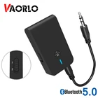 Беспроводной Bluetooth 5,0 адаптер VAORLO 2 в 1, приемник, аудио передатчик, близкий к APTX, низкая задержка для Mp3 стерео музыки 3,5 мм AUX