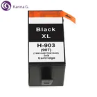 1x черный совместимый чернильный картридж для HP 903 HP 903 ( HP 907 )XL костюм для Officejet Pro 6965696669686970697169746975