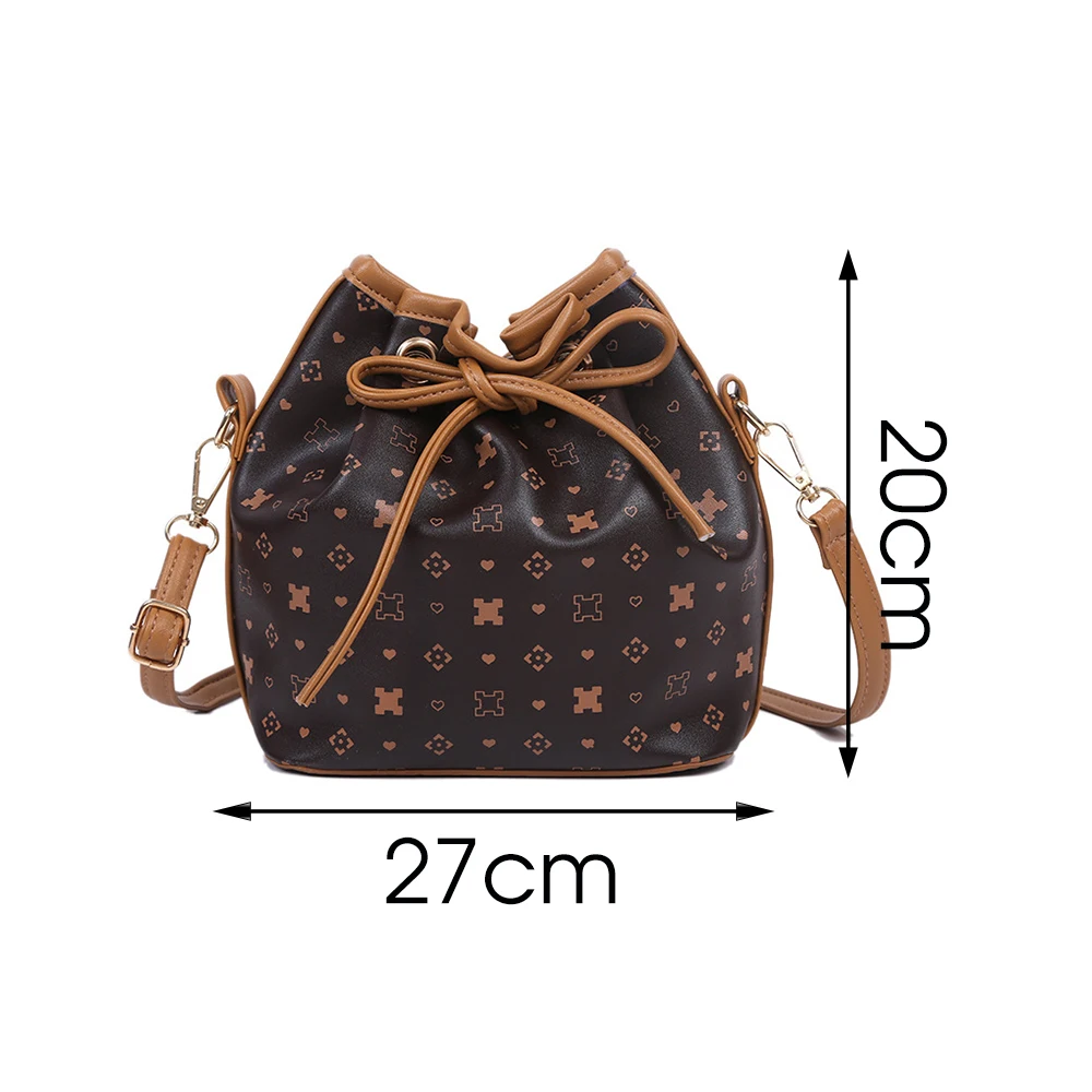 Женская сумка-мешок на шнурке с принтом | Багаж и сумки