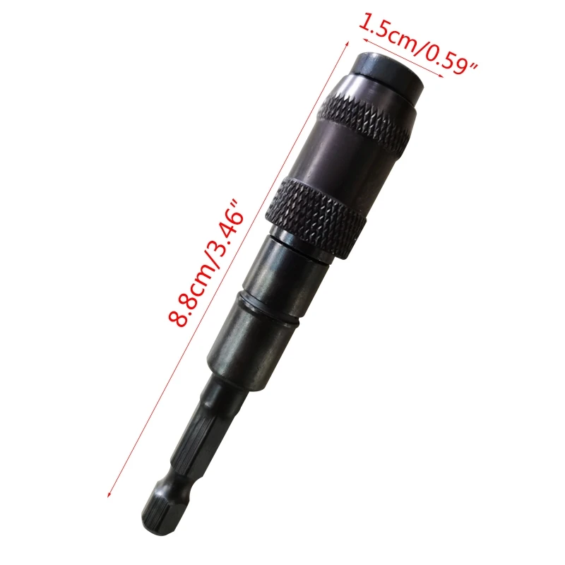 

Impact Tough Bit Holder Magnetic Pivoting Bit Tip Holder Swivel Screw Drill Tip K3KA