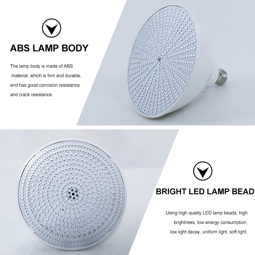 

12V Romantic Heat Dissipation Yard Home Decor Replacement Party Pool Light Gift Outdoor Garden Pond ABS Colorful LED Waterproof