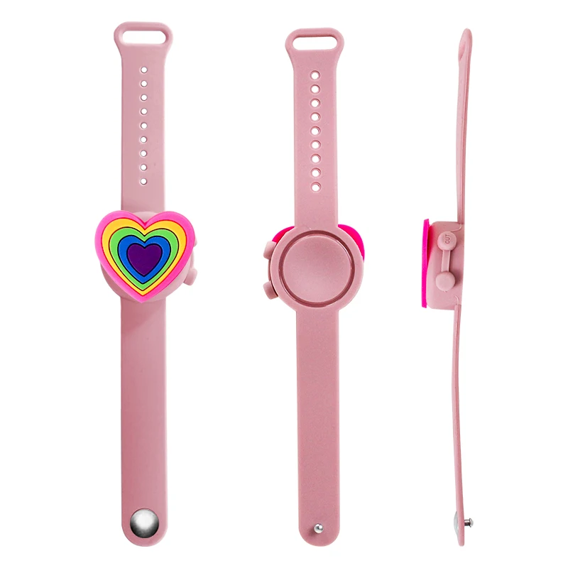 4 шт. Портативный браслет для рук мыльный диспенсер дезинфекции дезинфицирующего