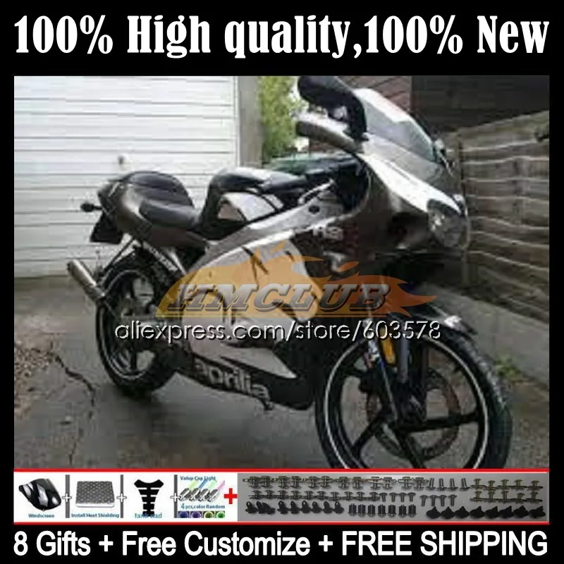 

RS250RR для Aprilia RSV250 RS 250 55CL.44 RS250 RR 98 99 00 01 02 03 RS-250 1998 1999 2000 2001 2002 2003 обтекатели черный белый