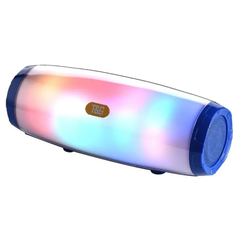 Новый цветной яркий светодиодный портативный Bluetooth 5 0 динамик беспроводной