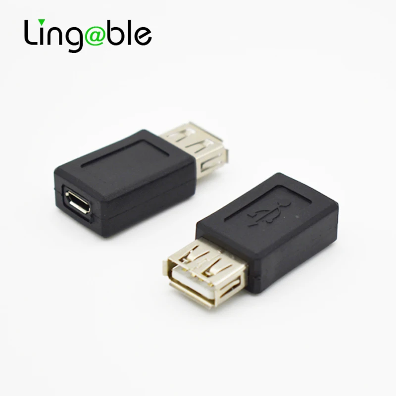 Переходник Lingable USB 2 0 Type A Мама мама Micro мама|Компьютерные кабели и разъемы| |