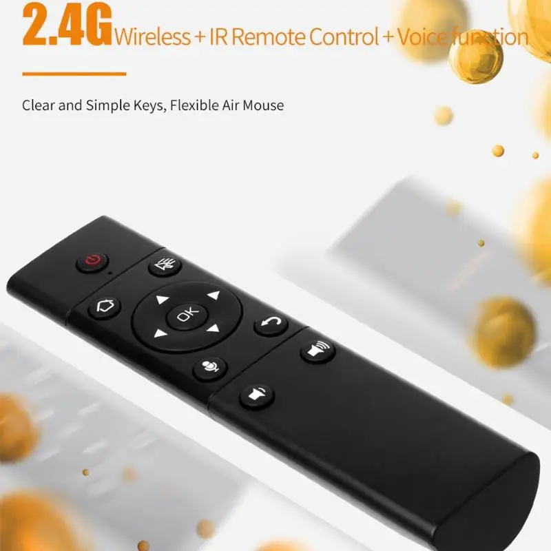 Viboton S122 2 4G Air Mouse перезаряжаемая беспроводная клавиатура с пультом дистанционного