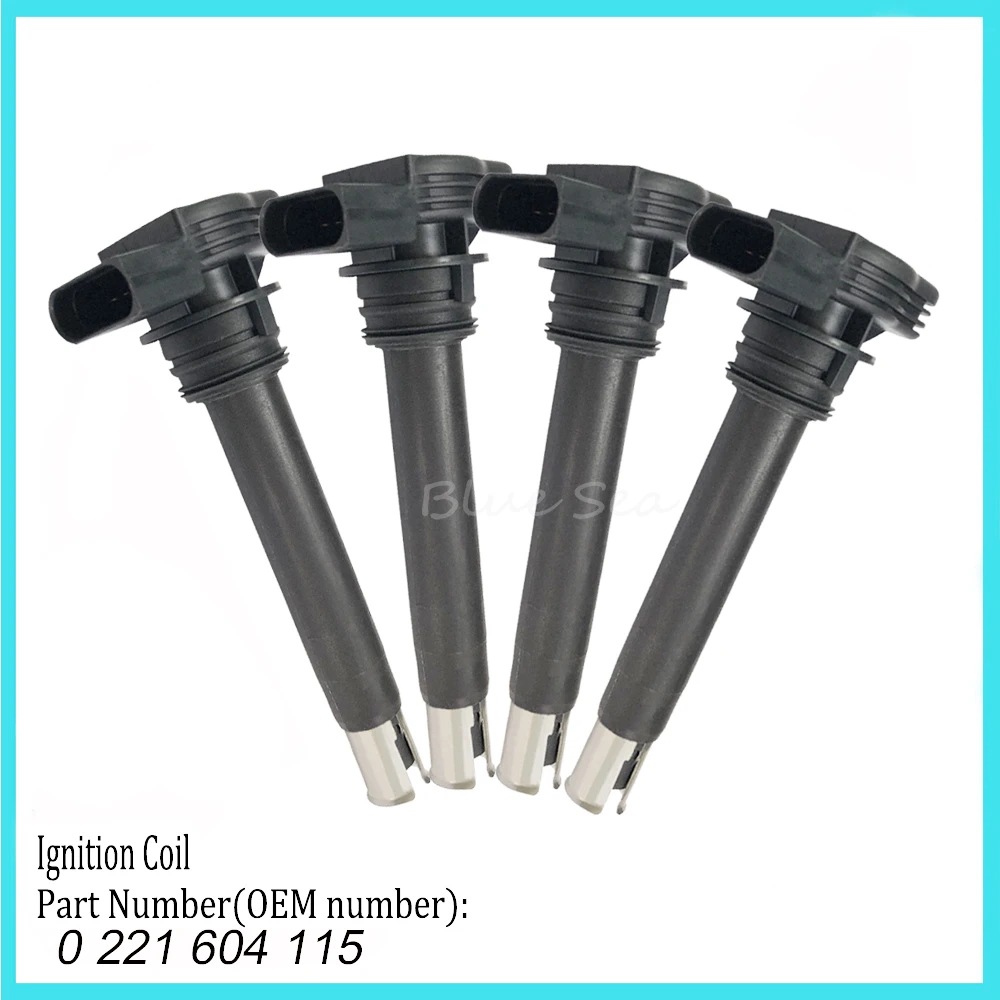 

New Bosch Ignition Coils For Audi and Volkswagen 06H905115B 0221604115