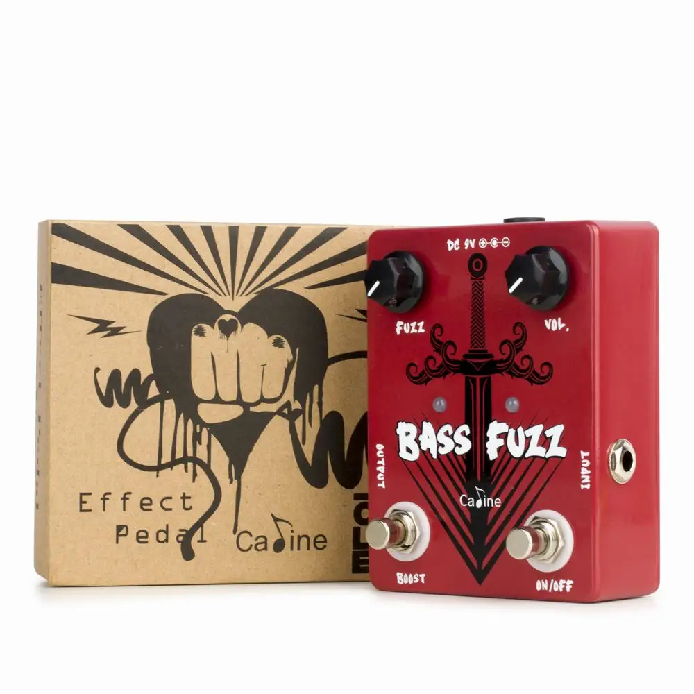 

Caline CP-82 Bass Fuzz Effect Pedal True Bypass