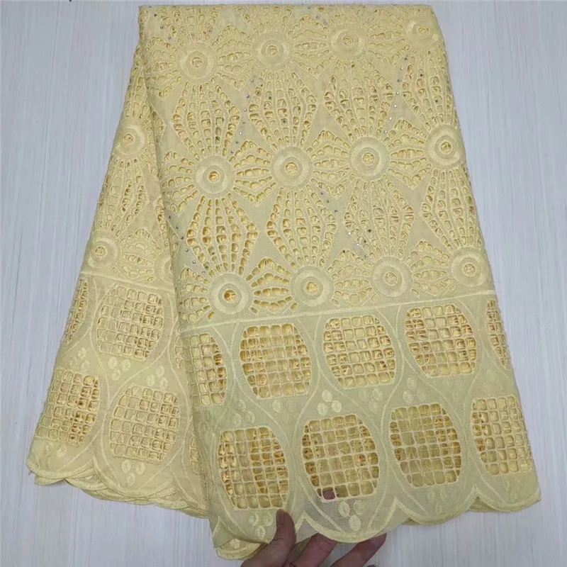 

Latest Cotton fabric 5Y/ African Nigerian Dry Lace Fabric High Quality dubai fabric For Everyone Daily Cloths Sewing TY135-373
