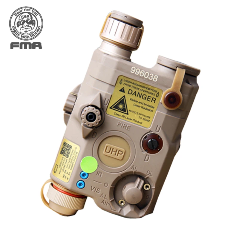 FMA PEQ 1075 обновленная версия аккумуляторного отсека Белый светодиодный зеленый