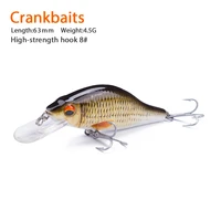 hanlin mini minnow 63mm90mm fishing lure lifelike artificial crankbait hard fish bait floating hard bait wobbler bass tackle