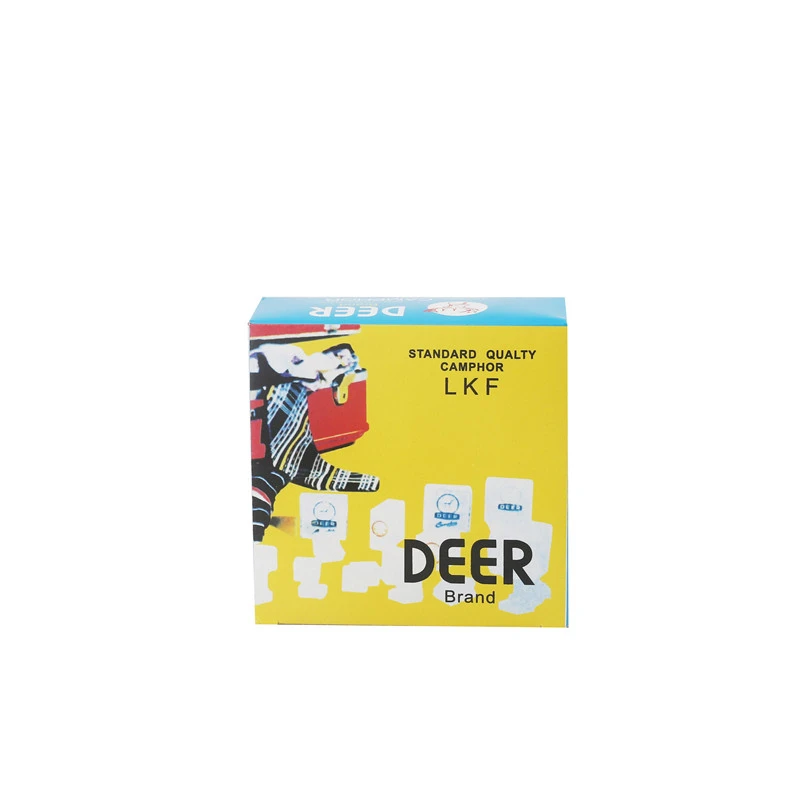Очищенная камфора от бренда Deer 1 коробка таблетки/блок натуральные Mothballs литейная