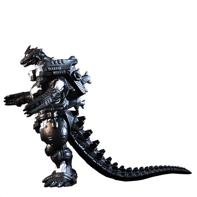 

Black Mechanical Godzillas Villain Monster Dinosaur Vinyl Movable Joints Action Figure 24cm Model Ornaments Toys Boys Gift