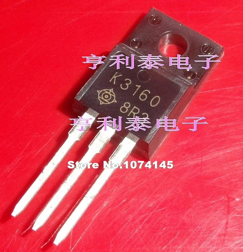 

10 шт./лот 2SK3160 K3160 N 200V 10A MOS TO-220F
