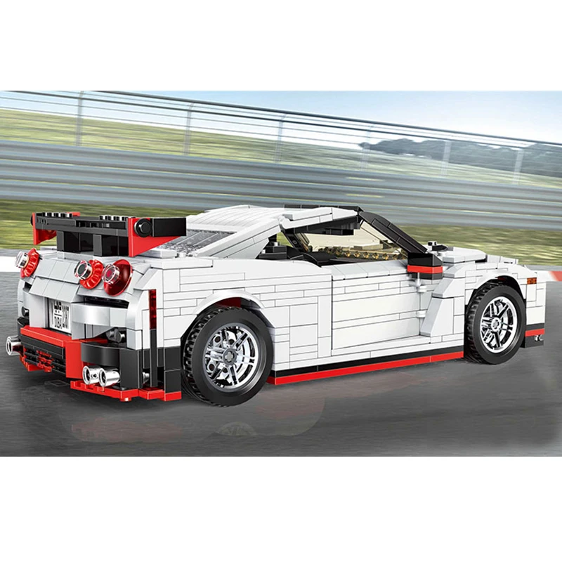 Yeshin Moc Toys Technic Cars 20518 GTR R35 скоростной комплект гоночных автомобилей игрушечные модели автомобилей Детские Рождественские подарки строительные блоки