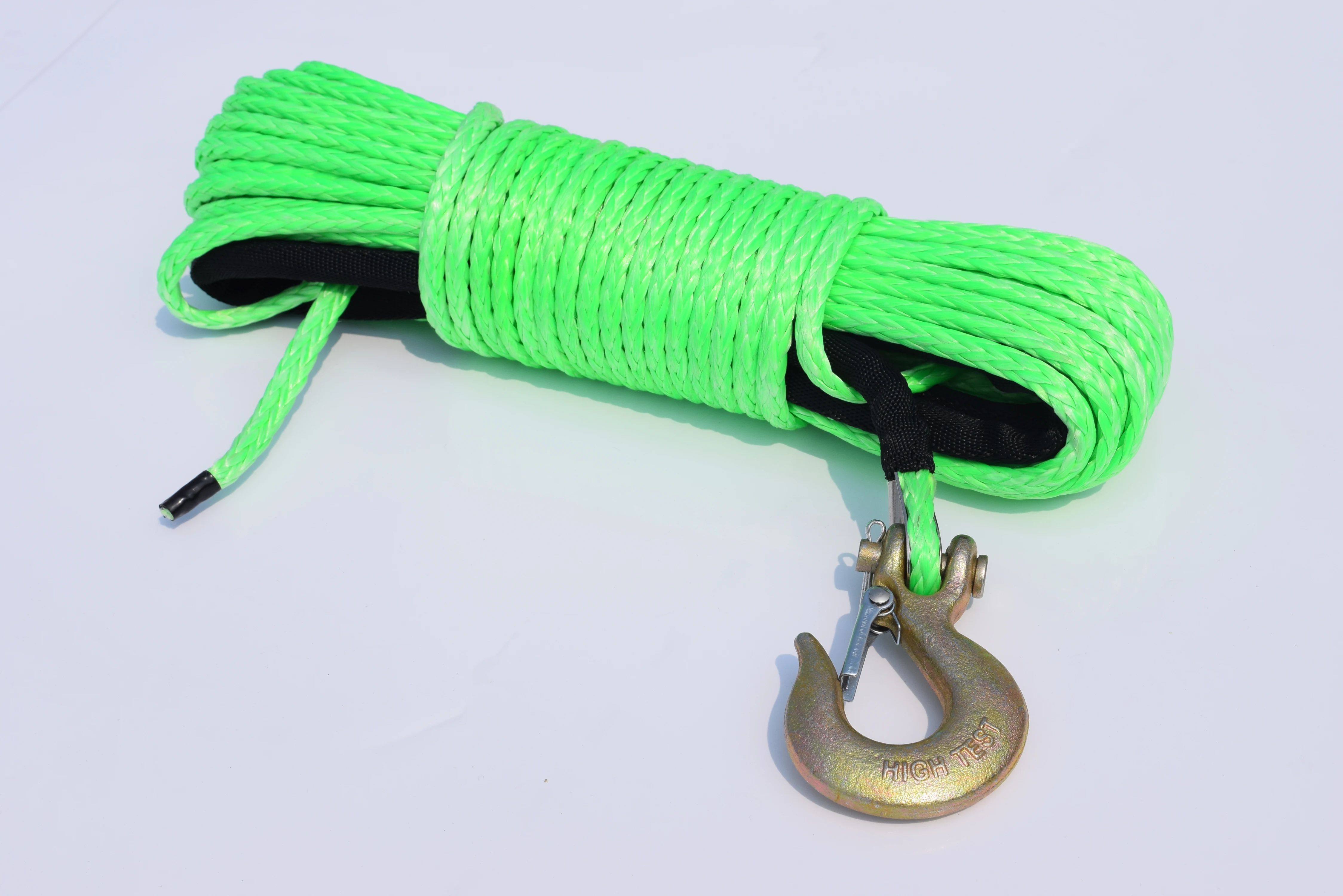 

Green 6mm*15m Synthetic Rope,ATV Winch Line 6mm,Boat Winch Cable for Auto Accessaries,Off Road Rope