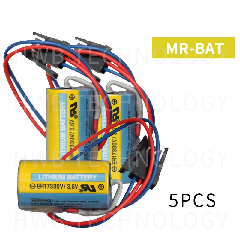 5 Упак. Новый оригинальный для Mitsubishi ER17330V MR BAT CNC 3 6 V 1700mah литиевая батарея PLC