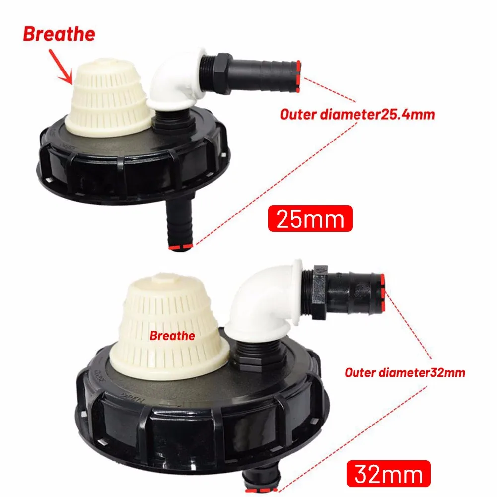 

25 Mm/32mm Optional Output IBC Tank Adapter Lid Diameter 150mm With Suction Set & Suction Tube Ventilation For Pump Water Tight