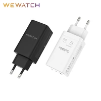 wewatch 65w gan fast charger quick charge 2c1a ports type c pd usb portable travel charger travel fast charger for laptop iphone