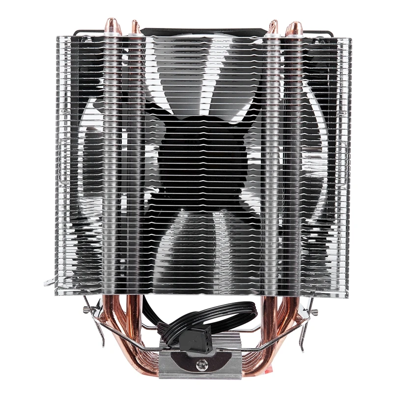 Снеговик 4PIN Процессор кулер 6 тепловым стержнем heat pipe один вентилятор охлаждения
