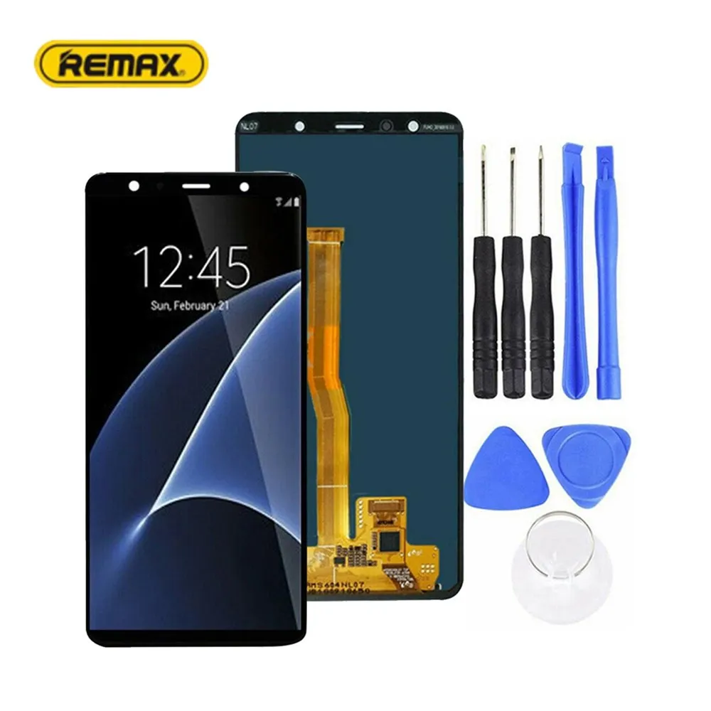 ЖК дисплей AMOLED для Samsung Galaxy A7 2018 A750F сенсорный дигитайзер в сборе с набором