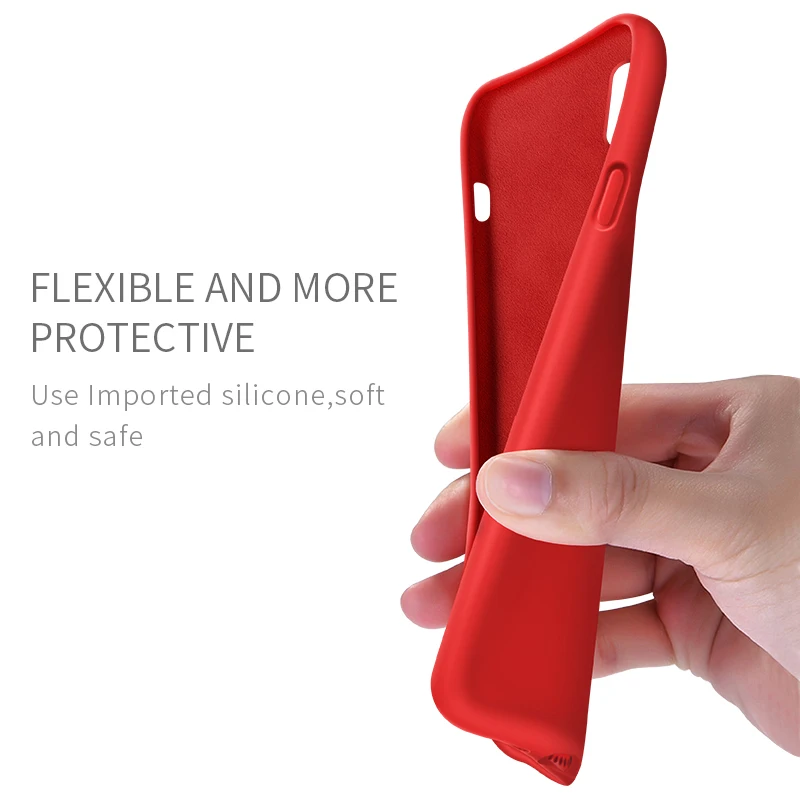 Для iPhone XR чехол Xundd жидкий силиконовый противоударный защитный чехол для iPhone X чехол для iPhone XS Max чехол Funda