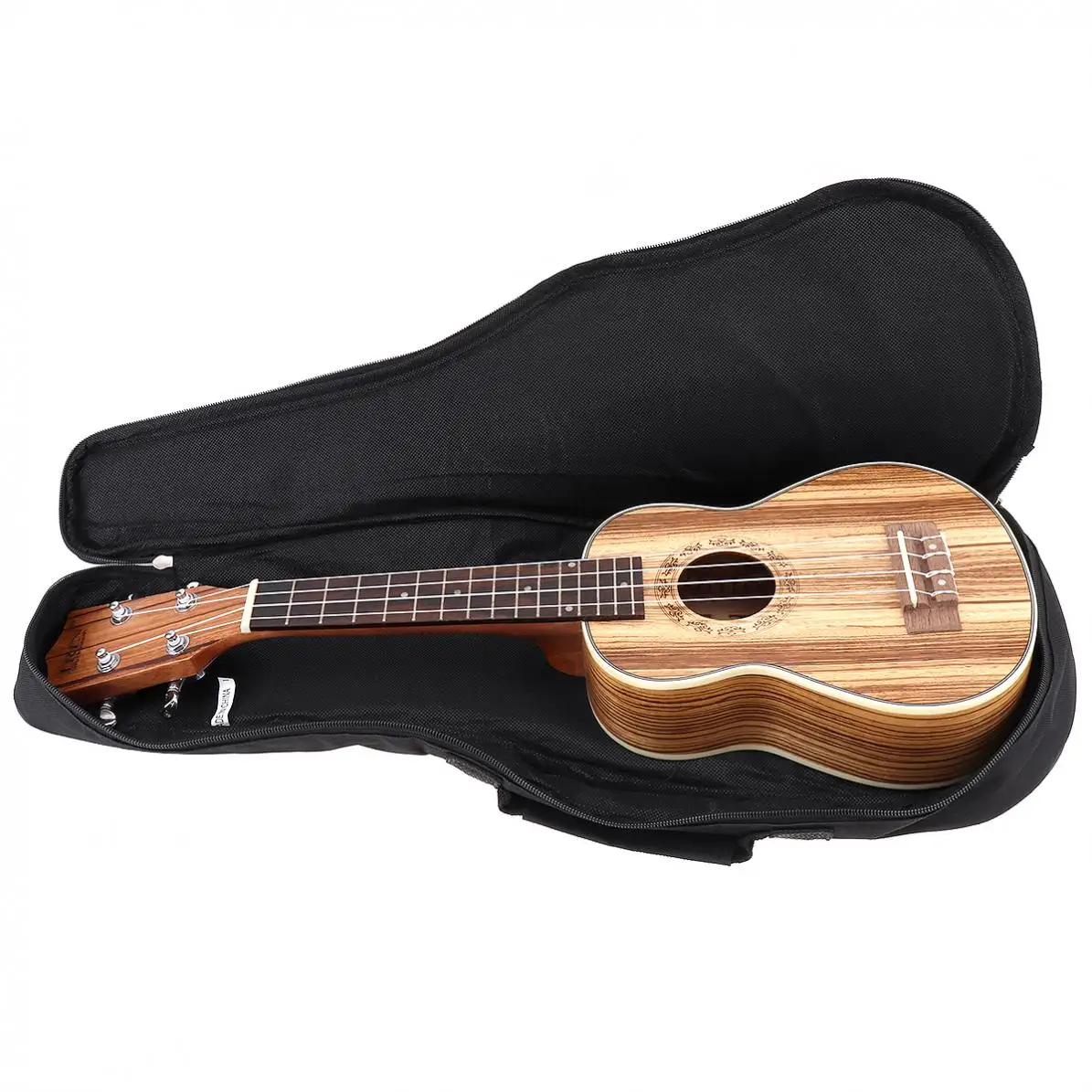 21 дюйм черная Портативная сумка для укулеле мягкий чехол из Оксфордской ткани 600D