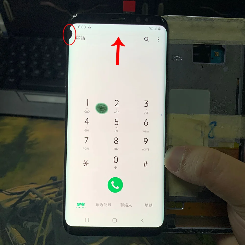 

wholesale 5pcs line point and Burn dead pixels For Samsung Galaxy S8 G950 G950F Touch Screen Digitizer LCD Display As Shown