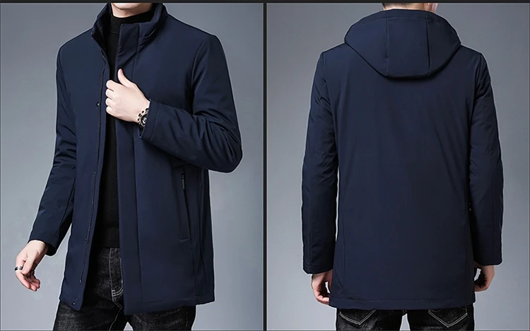 2020 Winter new arrival high quality Liner Detachable Men's Coat 90% White Duck Down Jackets Men Casual Jacket Male size M-4XL waterproof puffer jacket