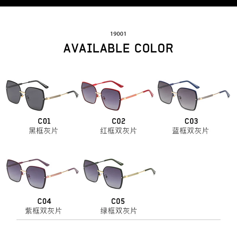 

2021 New Fashion Online Celebrity Ladies Polarized Sunglasses Classic Trend Street Shooting Melanin Face Men's Glasses UV400