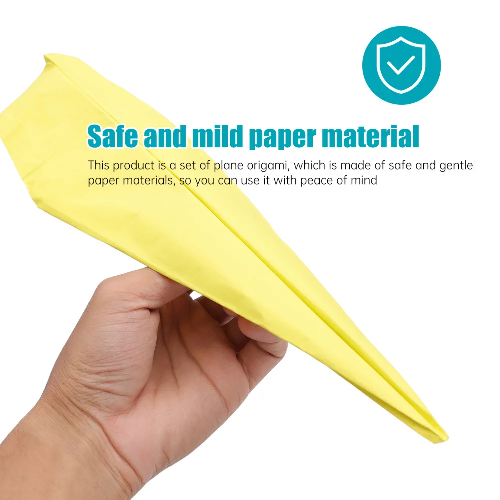 

100Pcs Plane Origami Kindergarten Kids Origami Toys Interactive Plaything