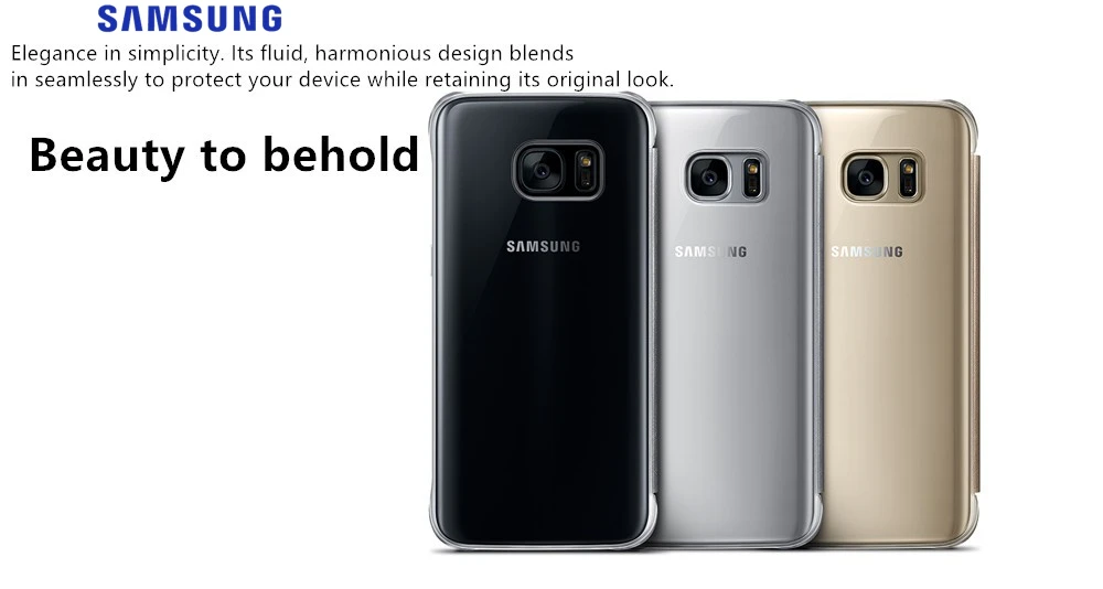 Funda inteligente Original para Samsung Galaxy S7, G9300, S7 edge, G9350, EF-ZG930, vista inteligente-1
