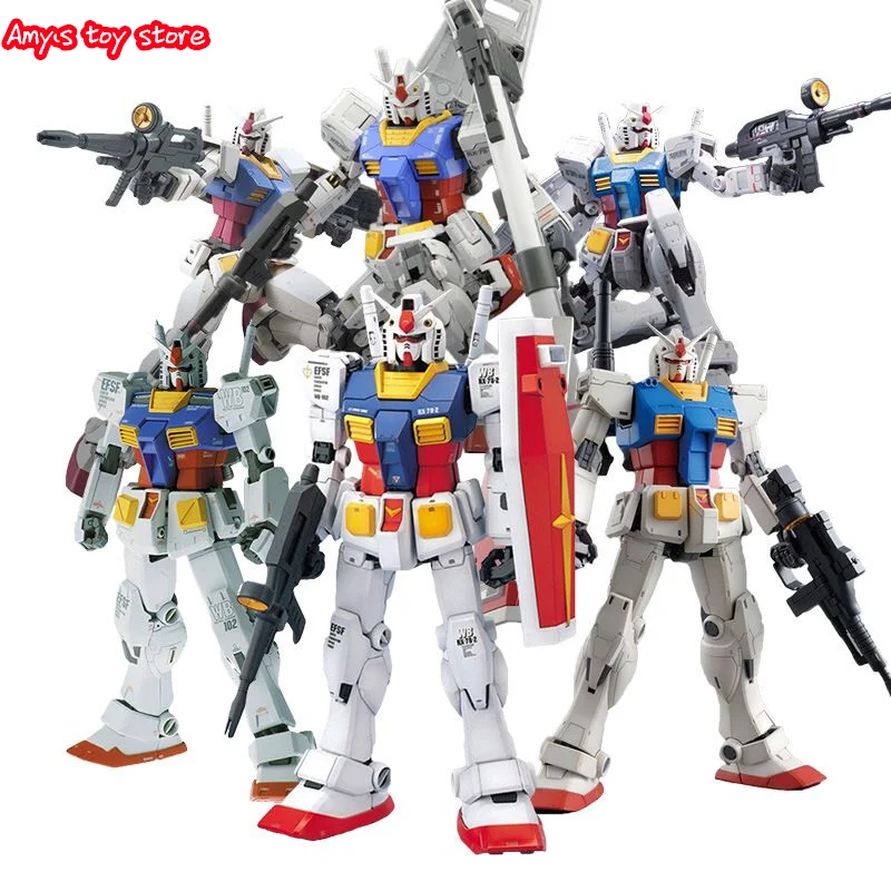 

Brand new 1/100 MG RX-78-2 Ver.3.0 deformed toy model kids assembled Robot Anime action figure toys