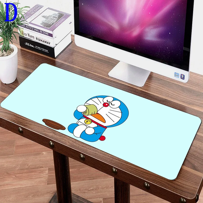 70x30 см большой игровой коврик для мыши из мультфильма Дораэмон аниме модный