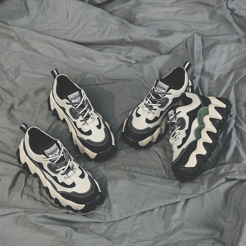 Кроссовки Aphixta женские на платформе увеличивающие рост массивная подошва модные