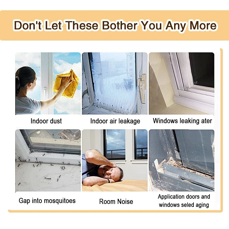 

2 Roll EVA Seal Weather Strip Foam Tape D Type 10M Doors Windows Draught Excluder Anti-Collision Seal Strips