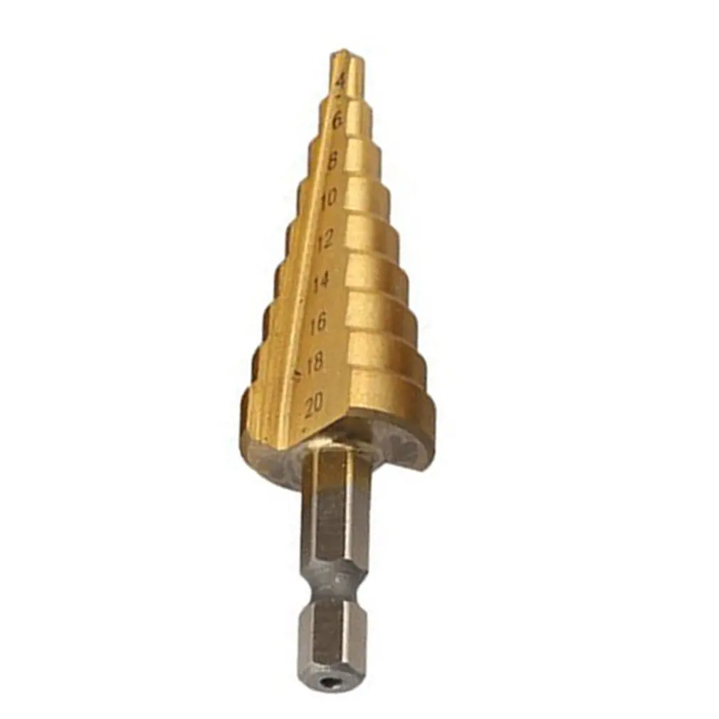 

Triangle Handle Step Drill 4-12/20/32Mm Pagoda Drill Bit Step Drill Open Reamer Steel Plate Iron Plate Aluminum Plate Drilling