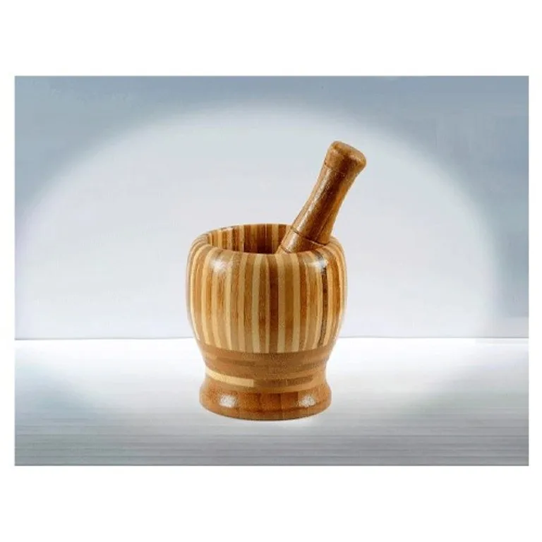

Bamboo Mortar (Wood) Large