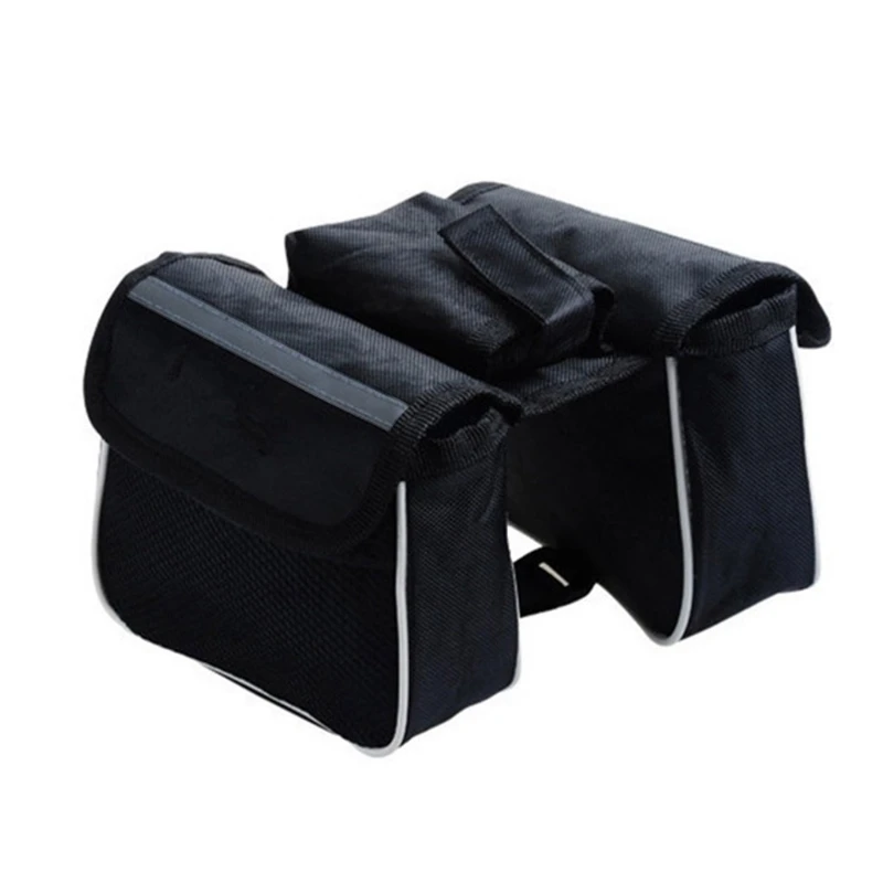 

Rectangular 3-in-1 Bicycle Side Bag Modified Front Handlebar Pack Edging Package