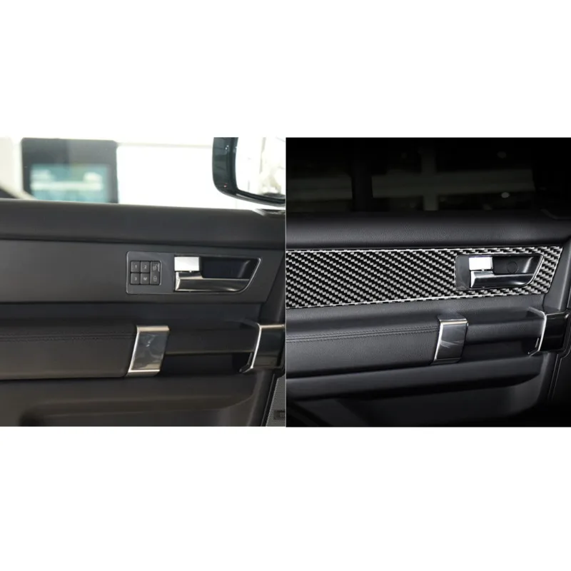 

Fit For Land Rover Discovery 4 2010-2016 Carbon fiber window and door handle armrest panel decoration Interior modification
