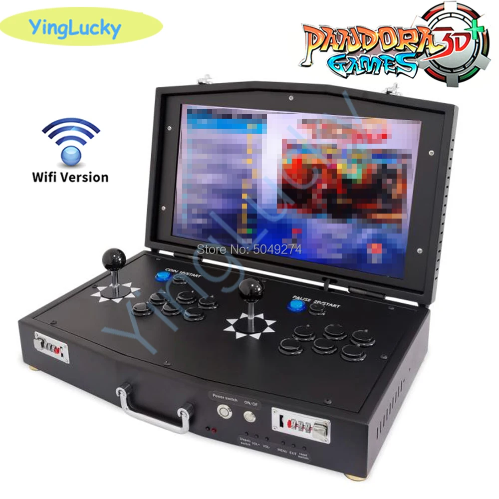 Yinglucky 3D WI FI ящик Пандоры 4018 в 1 аркадная игра консоли 18 5 дюймовым HD монитором под