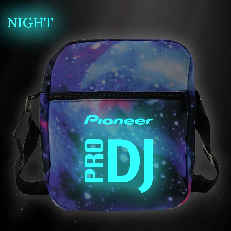Лидер продаж светящиеся сумки на плечо для диджея Pioneer Pro женские мессенджеры с