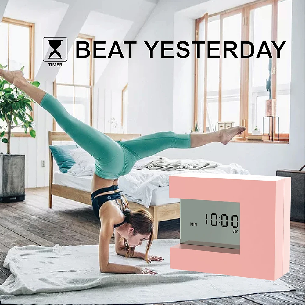 Электронный Настольный будильник календарь с таймером обратного отсчета и