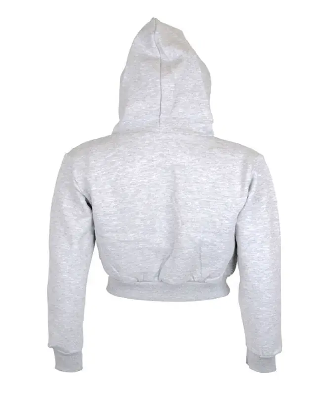 Autumn Fashion Women Sweatshirts Hoodies Solid Cropped Hoodie Long Sleeve Jumper Pullover Coat Casual Tops