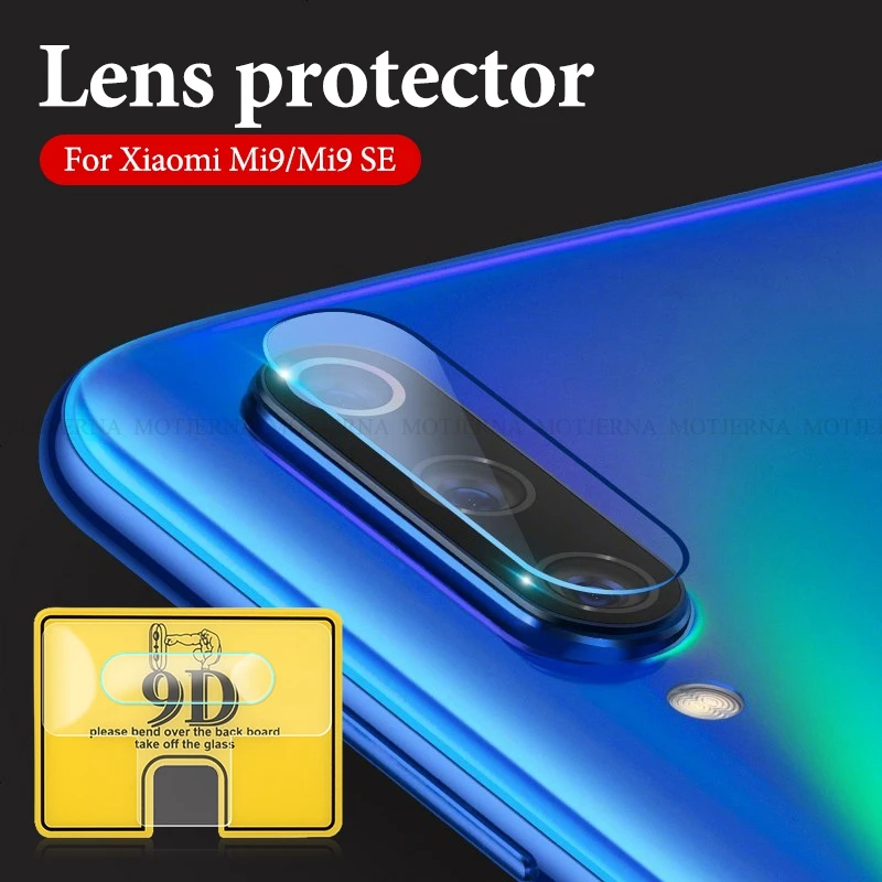 Защитная линза 9D для камеры телефона Xiaomi Mi9 SE CC9E Mi8 Lite прозрачная защитная пленка Mi